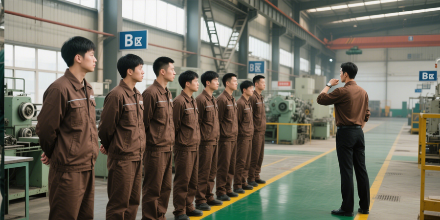 车间工作服定制效果